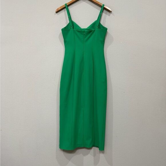 Cinq A Sept Sheath Sleeveless Midi Dress Kelly Green‎ Size 2 - Picture 2 of 11